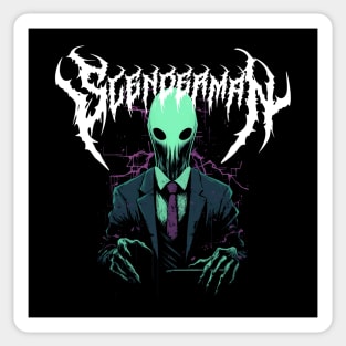 Slenderman Death Metal Style Design Sticker